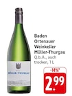 EDEKA Karlsruhe - Baden Ortenauer Weinkeller Angebot im Prospekt Baden Ortenauer Weinkeller bei EDEKA im Karlsruhe Prospekt für 2,99 €