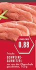 Frische Schweineschnitzel im Angebot bei E center in Gelsenkirchen Frische Schweineschnitzel Angebote bei E center Gelsenkirchen für 0,88 €