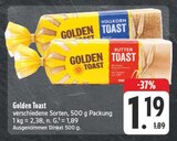 Vollkorn Toast Angebote von Golden Toast bei EDEKA Plauen für 1,19 €