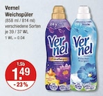 Weichspüler von Vernel im aktuellen V-Markt Prospekt für 1,49 €