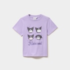 T-shirt coton Hello Kitty Kuromi mauve fille - La Halle à Colombes T-shirt coton Hello Kitty Kuromi mauve fille en promo chez La Halle Colombes à 9,99 €