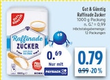 Raffinade Zucker Angebote von Gut & Günstig bei diska Weiden für 0,79 €