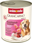 Fleisch im REWE Prospekt GranCarno Hundenassfutter von animonda im aktuellen REWE Prospekt für 13,19 €