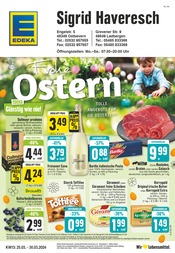 Aktueller EDEKA Supermarkt Prospekt in Ostbevern und Umgebung, "Aktuelle Angebote" mit 30 Seiten, 25.03.2024 - 30.03.2024