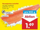 Aktuelle Lachs Angebote bei Netto Marken-Discount in Pforzheim Aktuelles Norwegisches Lachsfilet Angebot bei Netto Marken-Discount in Pforzheim ab 1,49 €