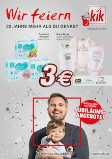 Baby Einteiler im KiK Prospekt "Wir feiern" mit 30 Seiten (Düsseldorf)