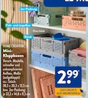 Mini-Klappboxen von HOME CREATION für 2,99 € bei ALDI SÜD im Angebot Mini-Klappboxen von HOME CREATION im aktuellen ALDI SÜD Prospekt