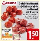 Zwiebelmettwurst Angebote von Rasting bei E center Kaarst für 1,50 €