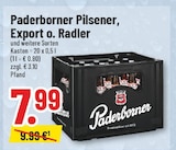 Pilsener, Export o. Radler bei Trinkgut im Soest Prospekt für 7,99 €