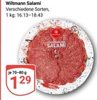 GLOBUS Gars - Salami Angebot im Prospekt Salami bei GLOBUS im Gars Prospekt für 1,29 €