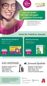 Aktueller mea - meine apotheke Prospekt (Sagard, 4 Seiten zum blättern mea - meine apotheke Prospekt Unsere Oktober-Angebote mit 4 Seiten