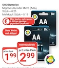 Mignon im Angebot bei GLOBUS in Homburg Mignon Angebote von OHO bei GLOBUS Homburg für 1,99 €