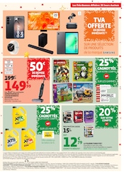 Promos Aspirateur Balai dans le catalogue "25 JOURS AUCHAN" de Auchan Hypermarché Aspirateur Balai en promo dans le catalogue Auchan Hypermarché à la page 5