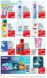 Aktueller Kaufland Prospekt mit Gillette, "KNÜLLER", Seite 39