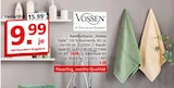 Badetuch im Segmüller Prospekt Handtuchserie Vienna Style von Vossen im aktuellen Segmüller Prospekt für 5,99 €