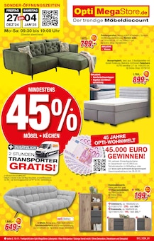 Sofa im Opti-Megastore Prospekt "Jubiläumsprospekt" mit 16 Seiten (Bremen)