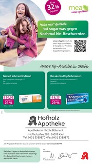 Aktueller mea - meine apotheke Prospekt für Kiel mit  Seiten