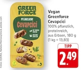 Vegan Greenforce Cevapcici Angebote von Greenforce bei E center Rastatt für 2,49 €