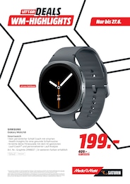 Smartwatch Angebot im aktuellen MediaMarkt Saturn Prospekt auf Seite 16