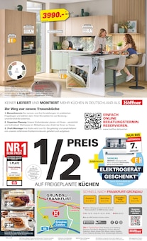 Küche im Höffner Prospekt "IMMER BESSER!" mit 8 Seiten (Offenbach (Main))
