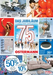 Aktueller Ostermann Möbel & Einrichtung Prospekt in Brühl und Umgebung, "75 Jahre Ostermann" mit 12 Seiten, 20.04.2024 - 10.05.2024