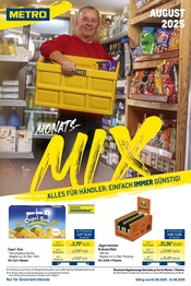 Jägermeister im METRO Prospekt in Wuppertal Aktueller METRO Prospekt mit Jägermeister, "Wochenangebote Händler + Monats-Mix August", Seite 8