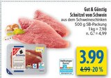 Schnitzel vom Schwein im diska Prospekt Schnitzel vom Schwein von Gut & Günstig im aktuellen diska Prospekt für 3,99 €