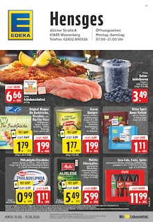 Aktueller EDEKA Prospekt "Aktuelle Angebote" für Wassenberg Aktueller EDEKA Prospekt für Wassenberg mit Seiten