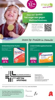 Aktueller mea - meine apotheke Prospekt "Unsere Dezember-Angebote" Seite 1 von 4 Seiten