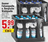 Haaner Felsenquelle oder Bergische Waldquelle bei Trinkgut im Erkelenz Prospekt für 5,99 €