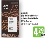 Aktuelles Bio Feine Bitterschokolade Noir 92% Cacao Angebot bei EDEKA in Freiburg (Breisgau) ab 4,29 €