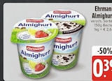 Almighurt Erdbeere von Ehrmann im aktuellen E center Prospekt