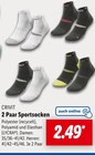 2 Paar Sportsocken von Crivit im aktuellen Lidl Prospekt für 2,49 €