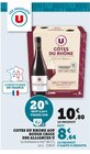 Côtes du Rhône AOP rouge Croix des Alliances - U en promo chez Hyper U Combs-la-Ville à 8,64 €