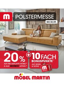 Spannbettlaken im aktuellen Möbel Martin Prospekt (Mainz) Spannbettlaken im Möbel Martin Prospekt "POLSTERMESSE" mit 1 Seiten (Mainz)