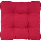 Sitzkissen rot Polyester-Mischgewebe B/H/L: ca. 38x8x38 cm Angebote bei POCO Münster für 1,99 €