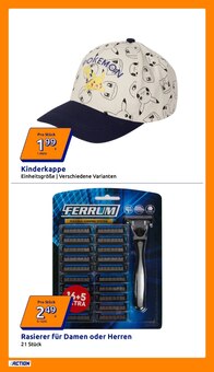 Rasierer im Action Prospekt "Wochenangebote" mit 33 Seiten (Krefeld)