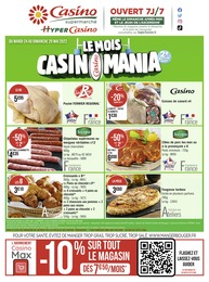 Casino Supermarchés Catalogue "Le mois Casinomania", 2 pages, Bonneuil-en-France,  23/05/2022 - 29/05/2022