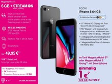 iPhone 8 + STREAM ON bei inovacom in Gummersbach iPhone 8 + STREAM ON im Angebot bei inovacom Gummersbach