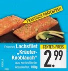 Frisches Lachsfilet Kräuter-Knoblauch Angebote bei EDEKA Augsburg für 2,99 €