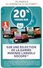 U Express Arc-et-Senans - Promo 20% versés sur ma carte u sur une selection de la gamme marinee l'absolu Promo 20% versés sur ma carte u sur une selection de la gamme marinee l'absolu à dans le catalogue U Express à Arc-et-Senans