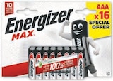 Lot de 16 piles alcalines max - ENERGIZER - Hyper U à Reims Lot de 16 piles alcalines max - ENERGIZER en promo chez Hyper U Reims à 5,80 €