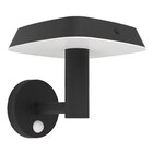 Applique murale extérieure solaire à détecteur de mouvement LED integrée Dreoli noir IP44 970lm Eglo - Eglo en promo chez Castorama Applique murale extérieure solaire à détecteur de mouvement LED integrée Dreoli noir IP44 970lm Eglo - Eglo dans le catalogue Castorama