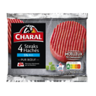 Promo 4 steaks hachés pur bœuf 5% M.G. CHARAL à 6,89 € dans le catalogue Carrefour Market à Pernes-lès-Boulogne