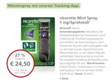 Mint Spray, 1 mg/Sprühstoß bei LINDA Premiumapotheke im Prospekt "" für 24,50 €