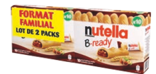 NUTELLA B-Ready - Aldi à Aulnay-sous-Bois NUTELLA B-Ready en promo chez Aldi Aulnay-sous-Bois à 4,07 €