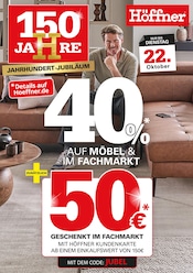 Aktueller Höffner Prospekt mit Sofa, "JAHRHUNDERT-JUBILÄUM", Seite 1