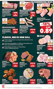 Fleisch im Kaufland Prospekt "Hier bin ich richtig" mit 66 Seiten (Magdeburg)