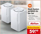 Mesh System AC1200 EU 2er Set von mi im aktuellen Netto Marken-Discount Prospekt für 59,99 €
