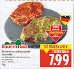 Schweinenackensteaks mariniert von Bauern Gut für 7,99 € bei E center im Angebot Schweinenackensteaks mariniert von Bauern Gut im aktuellen E center Prospekt